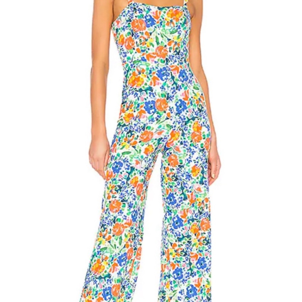 Privacy Please Hydrangea Jumpsuit